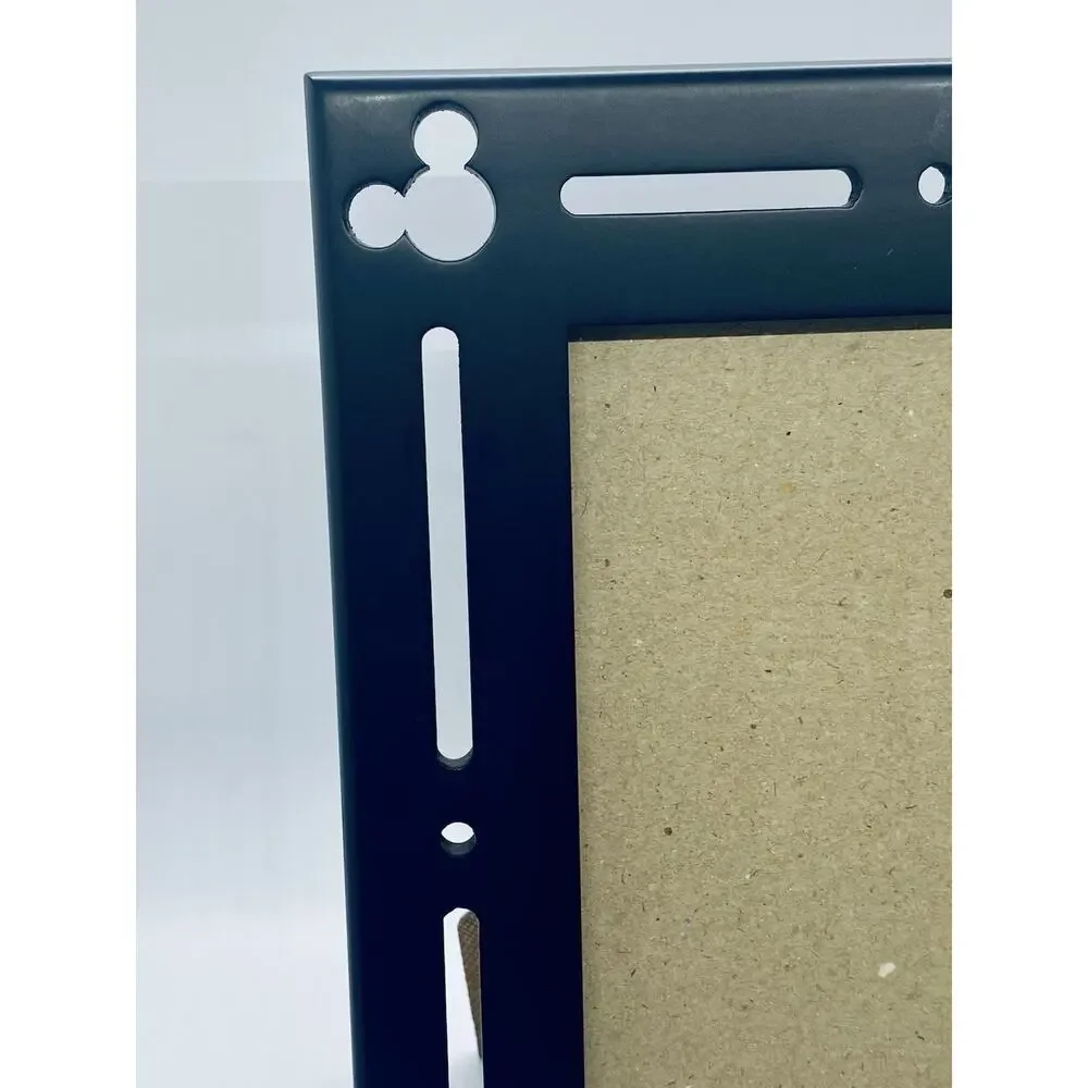 DISNEY PARKS Mickey Mouse Ears Cut Out Black Frame Fits 5